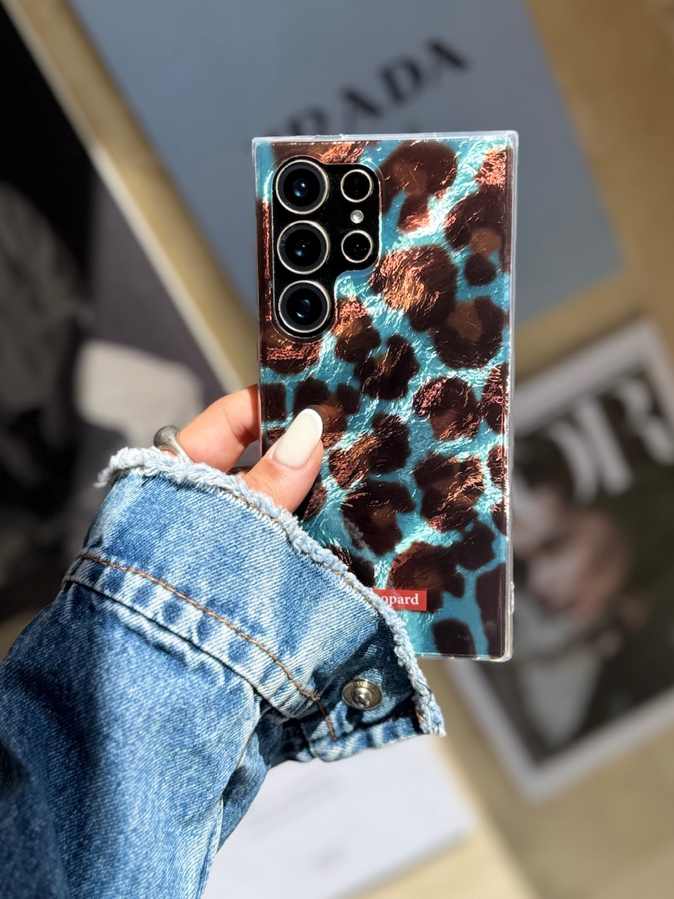 قاب گوشی سامسونگ Aqua Leopard